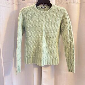 Vtg Gap Womens Sweater Small Cable Knit Lambswool Blend Fisherman Prep Y2K 19073